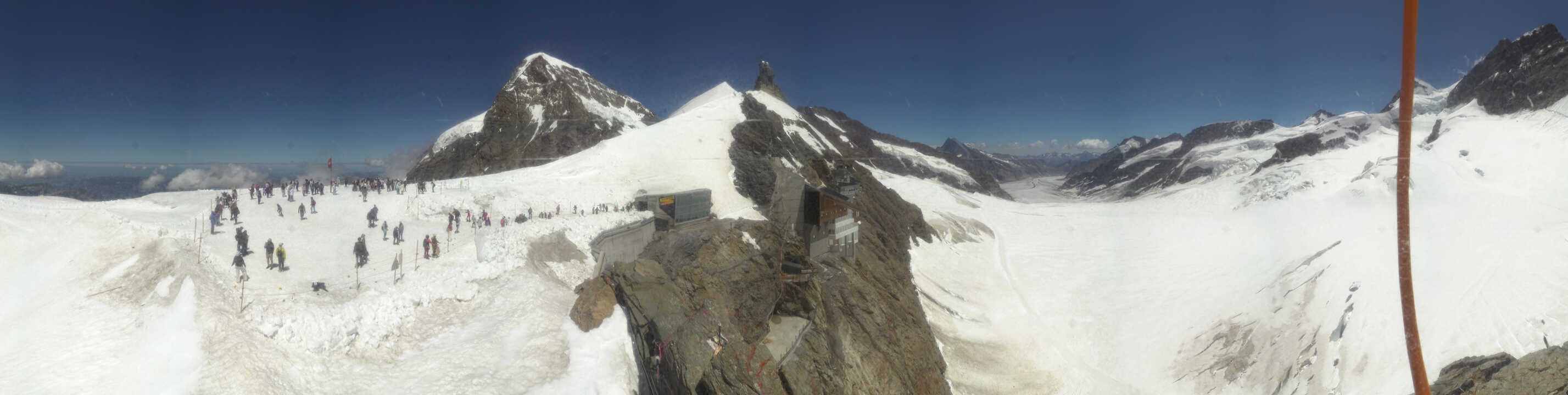 Archived image Webcam Panoramic View, Jungfraujoch