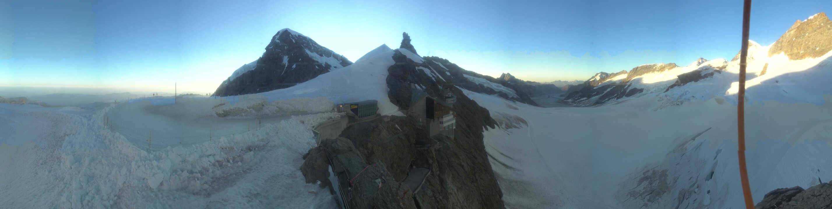 Archiv Foto Webcam Jungfraujoch-Panorama, Berner Oberland
