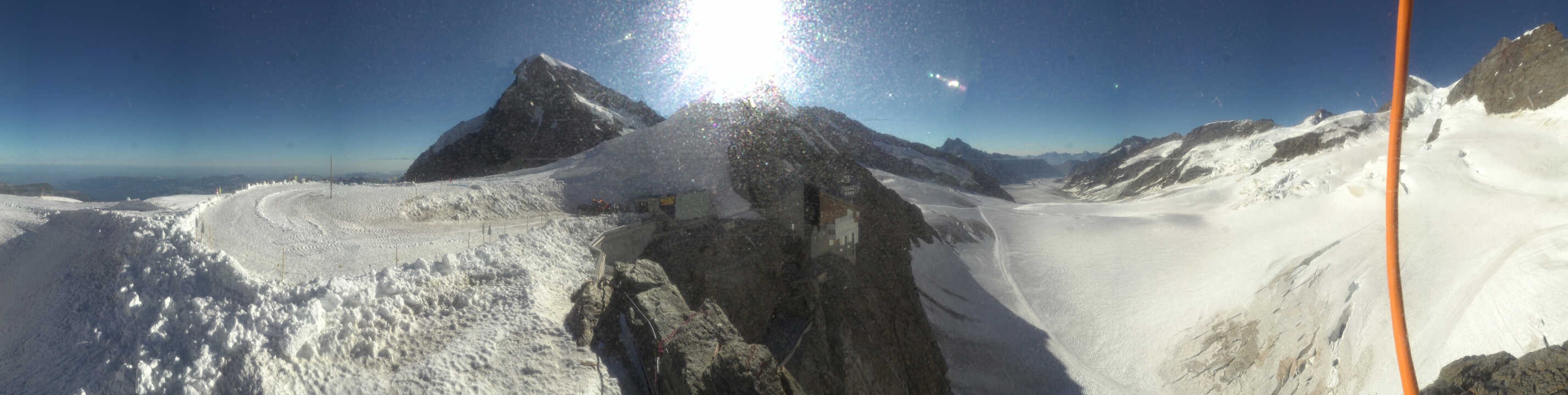 Archiv Foto Webcam Jungfraujoch-Panorama, Berner Oberland