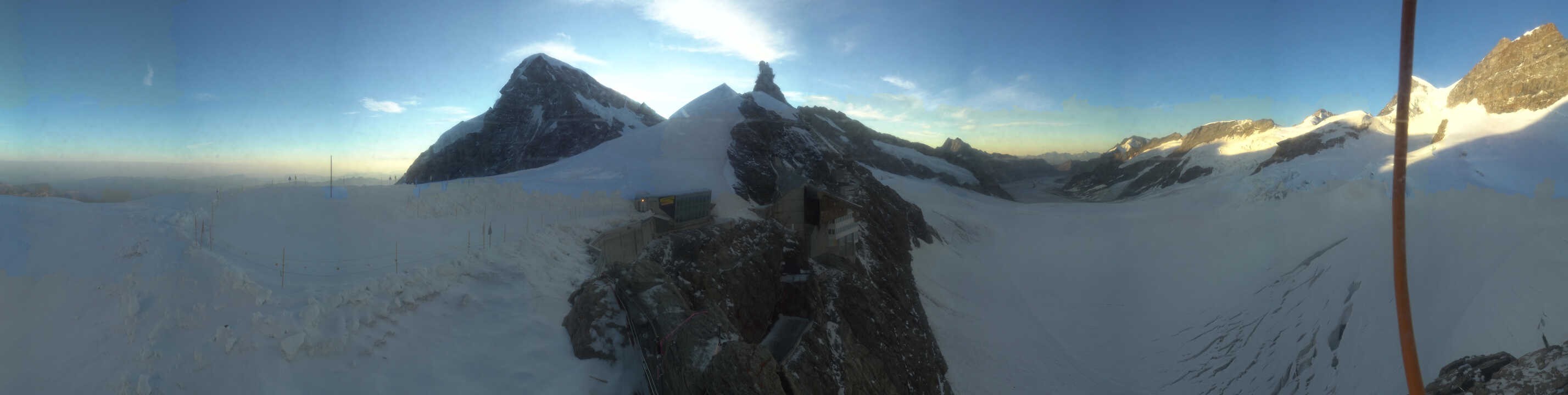 Archiv Foto Webcam Jungfraujoch-Panorama, Berner Oberland