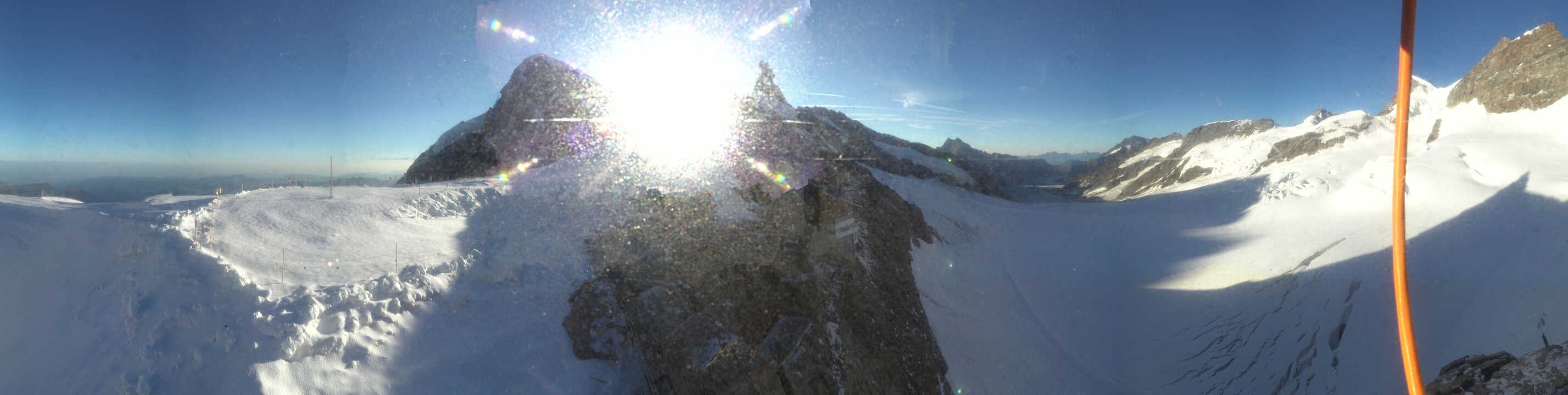 Archiv Foto Webcam Jungfraujoch-Panorama, Berner Oberland