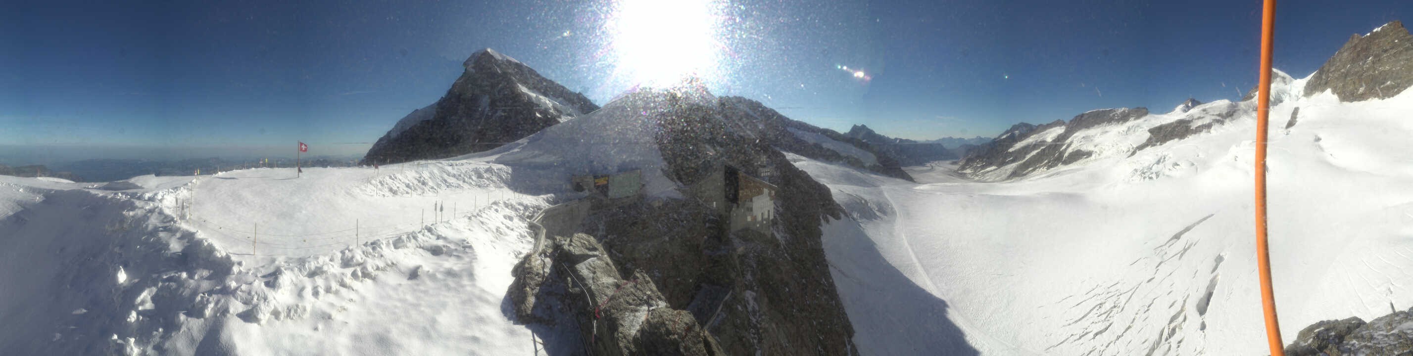 Archiv Foto Webcam Jungfraujoch-Panorama, Berner Oberland