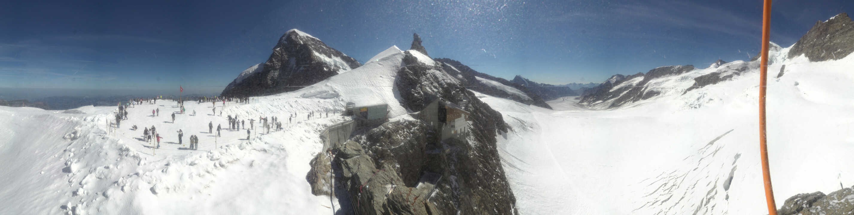 Archiv Foto Webcam Jungfraujoch-Panorama, Berner Oberland