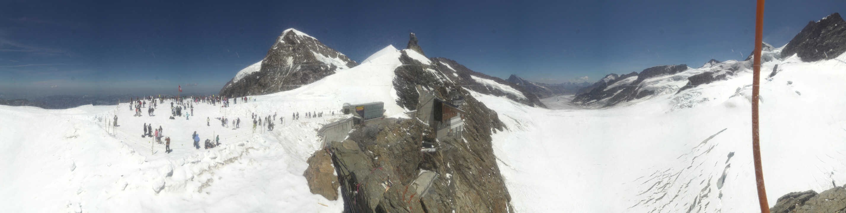 Archiv Foto Webcam Jungfraujoch-Panorama, Berner Oberland