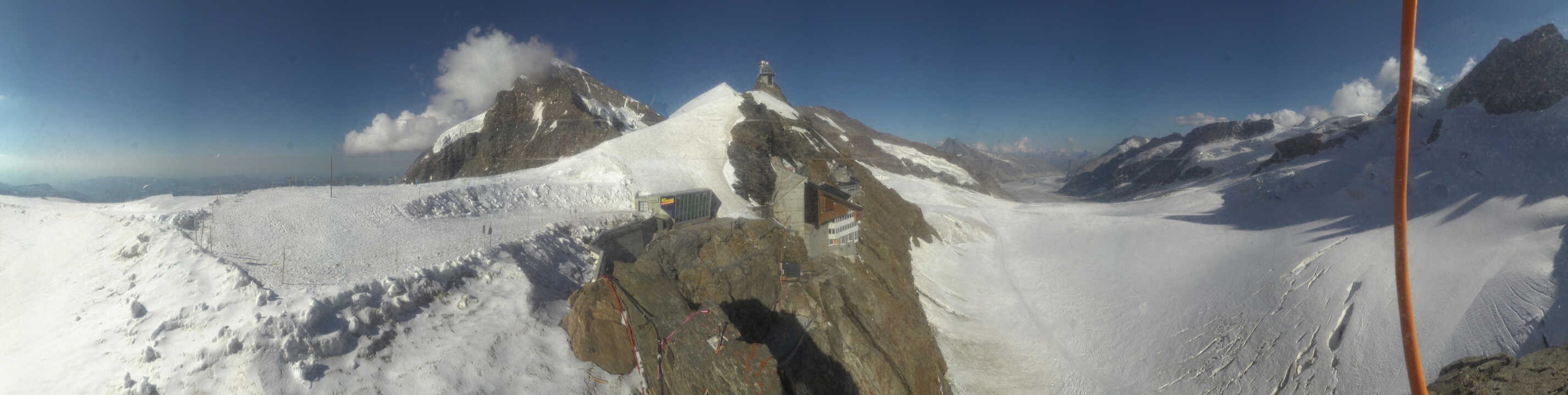 Archiv Foto Webcam Jungfraujoch-Panorama, Berner Oberland