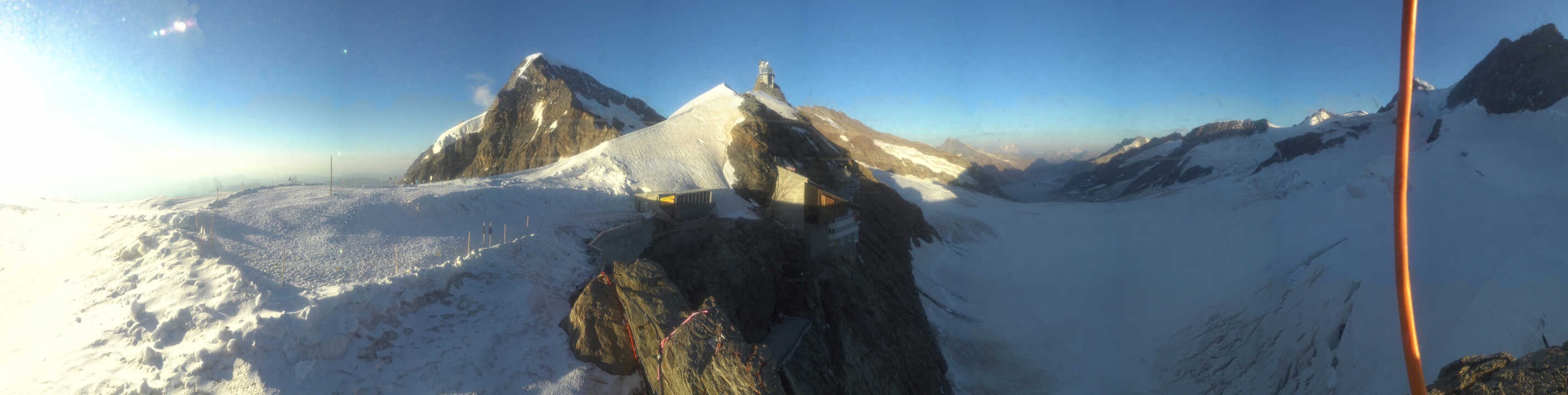 Archiv Foto Webcam Jungfraujoch-Panorama, Berner Oberland