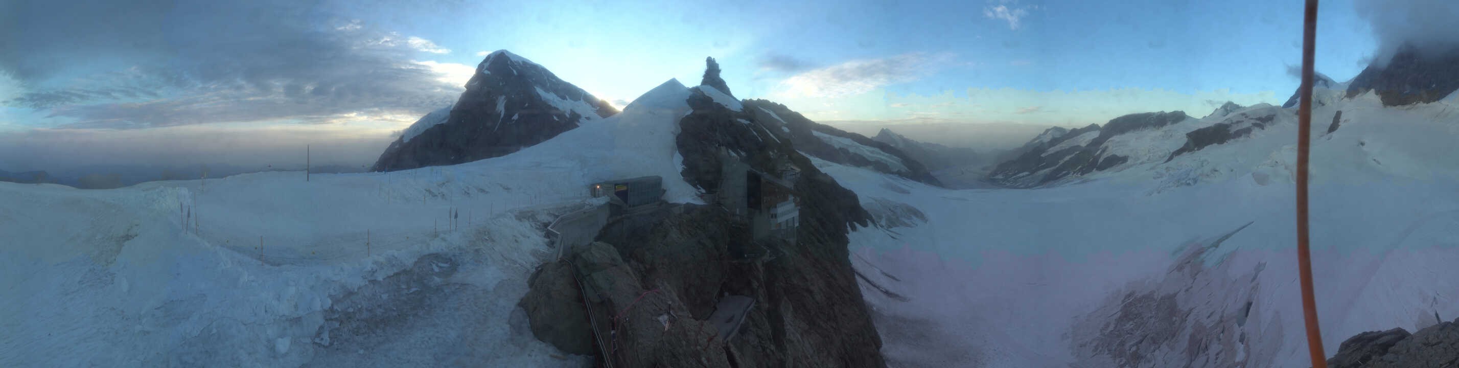 Archiv Foto Webcam Jungfraujoch-Panorama, Berner Oberland
