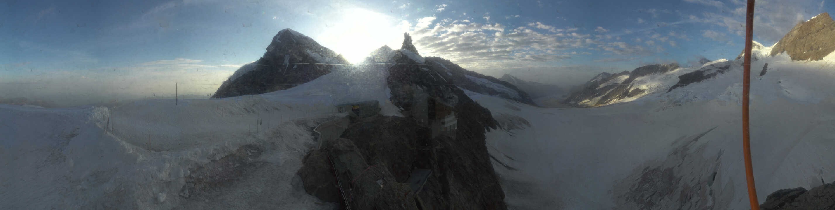 Archiv Foto Webcam Jungfraujoch-Panorama, Berner Oberland