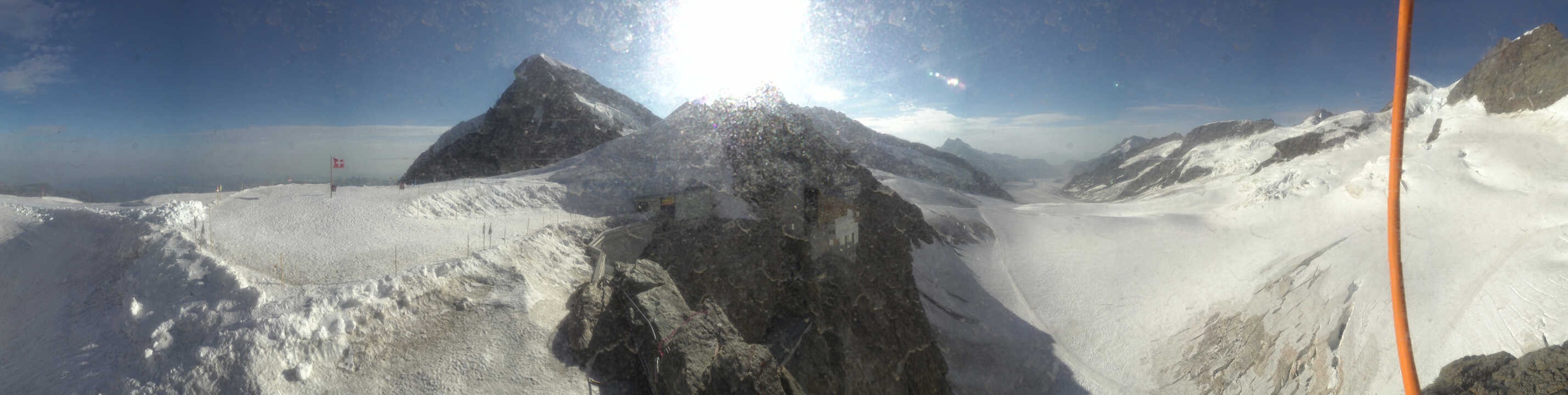Archiv Foto Webcam Jungfraujoch-Panorama, Berner Oberland