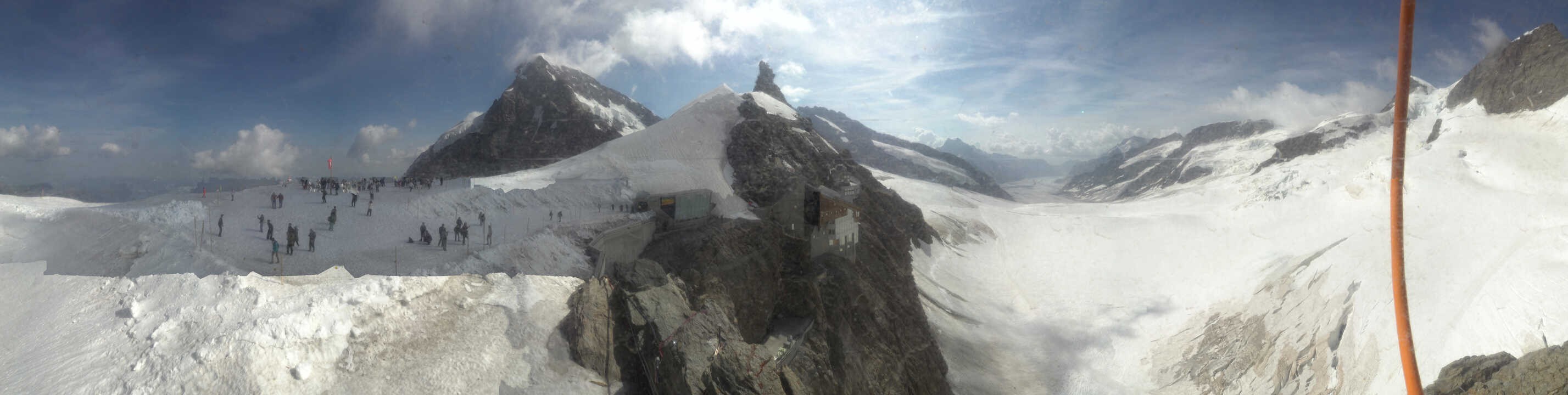Archiv Foto Webcam Jungfraujoch-Panorama, Berner Oberland