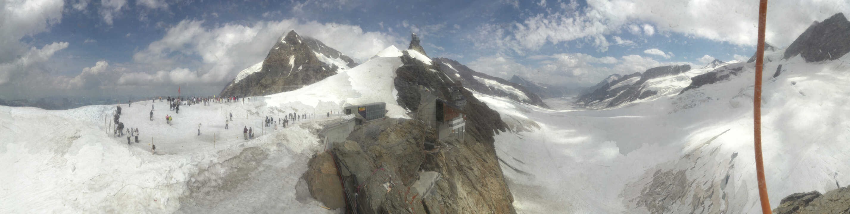 Archiv Foto Webcam Jungfraujoch-Panorama, Berner Oberland