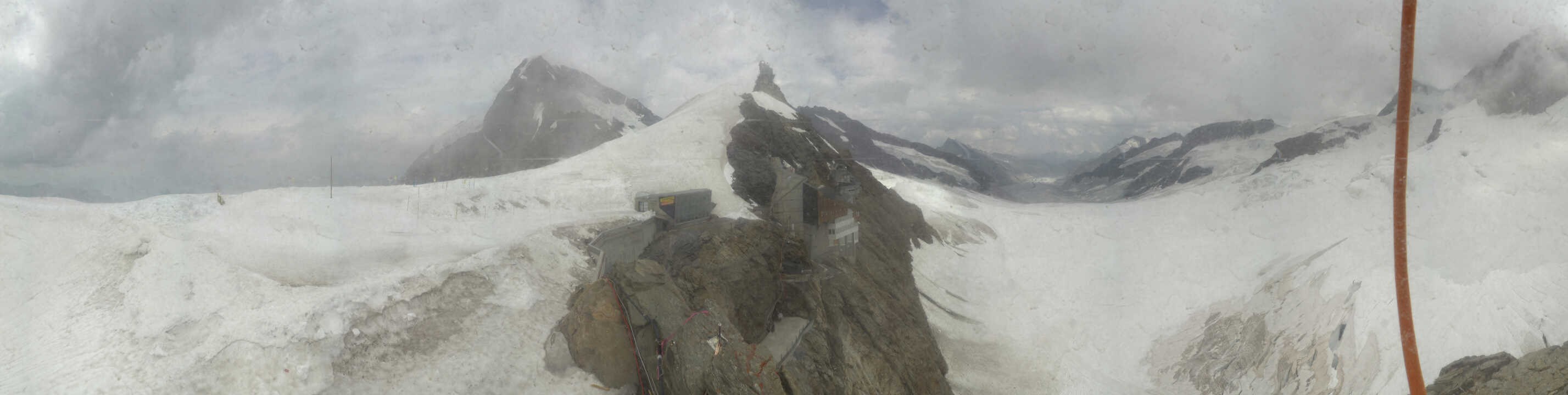 Archiv Foto Webcam Jungfraujoch-Panorama, Berner Oberland
