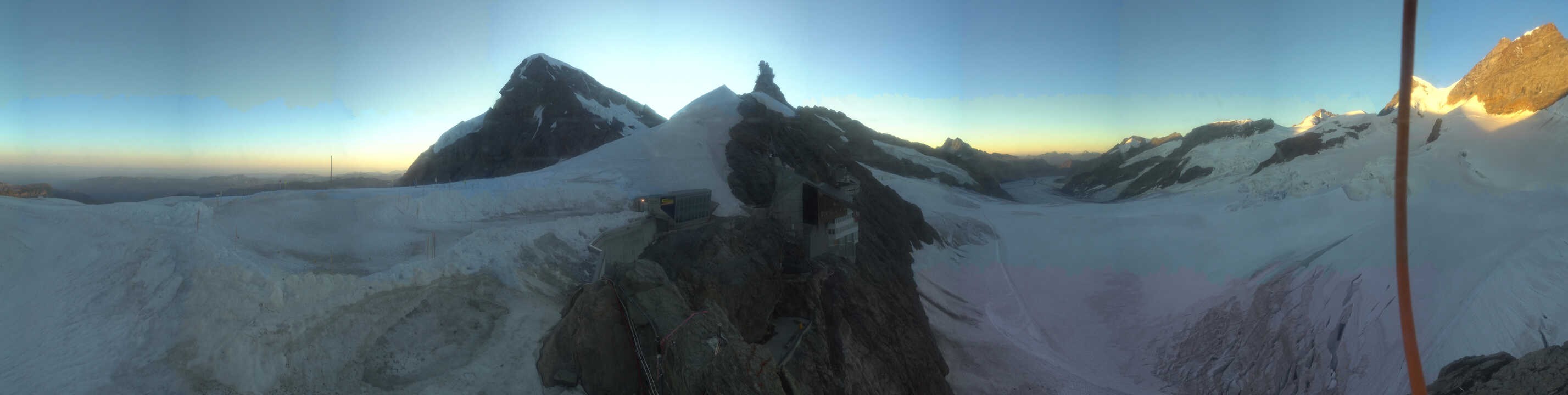 Archived image Webcam Panoramic View, Jungfraujoch