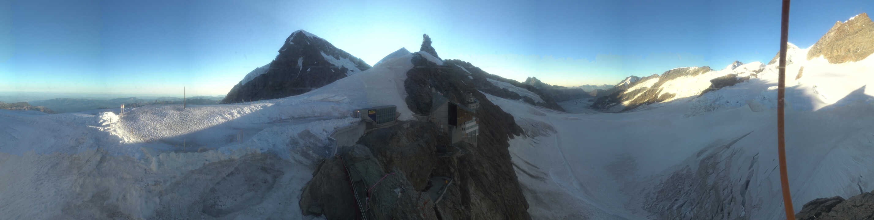 Archived image Webcam Panoramic View, Jungfraujoch