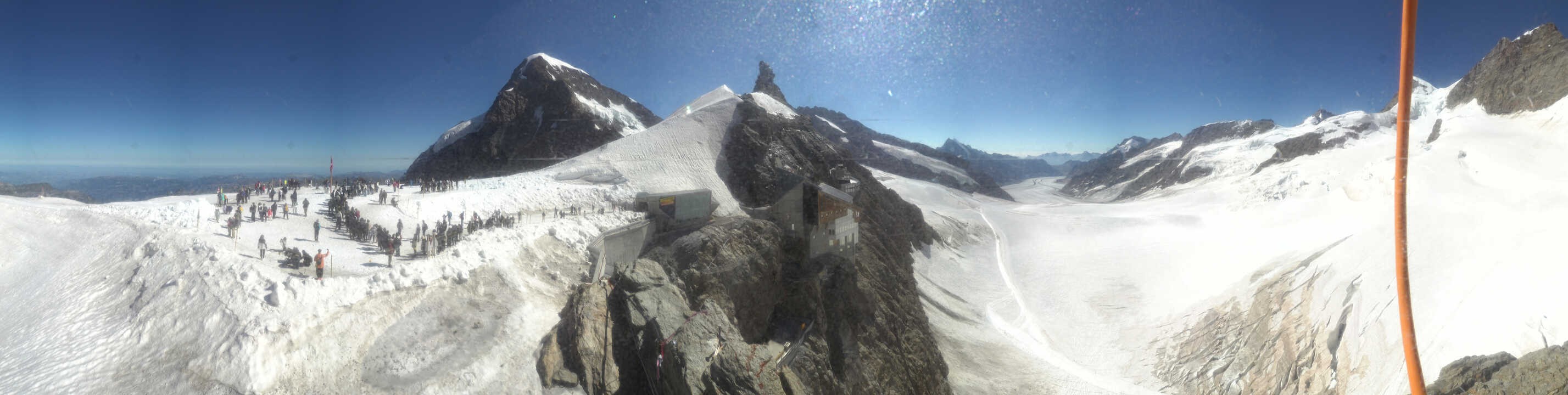 Archived image Webcam Panoramic View, Jungfraujoch