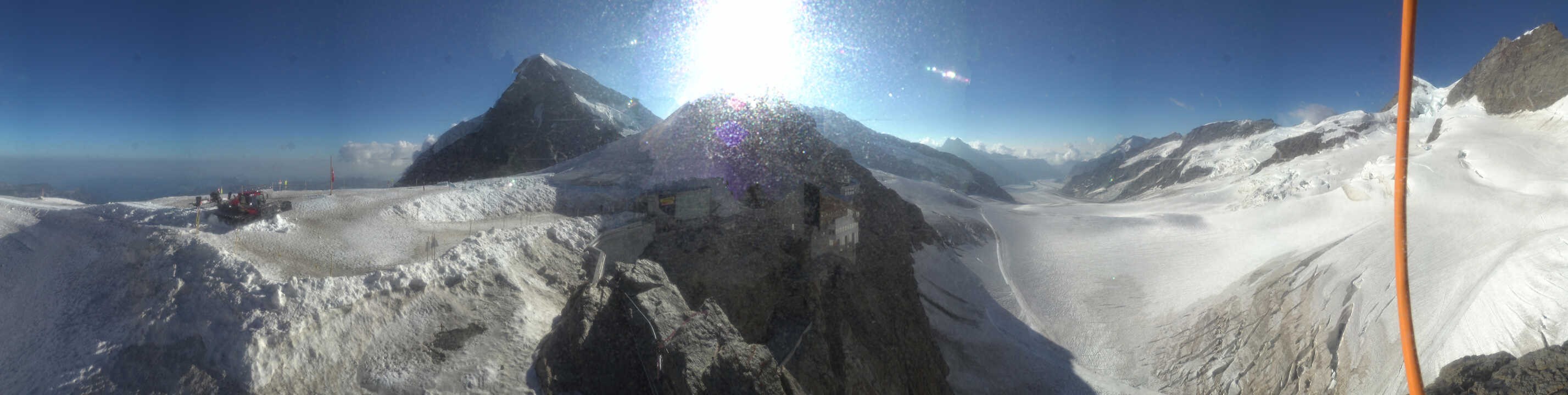 Archiv Foto Webcam Jungfraujoch-Panorama, Berner Oberland