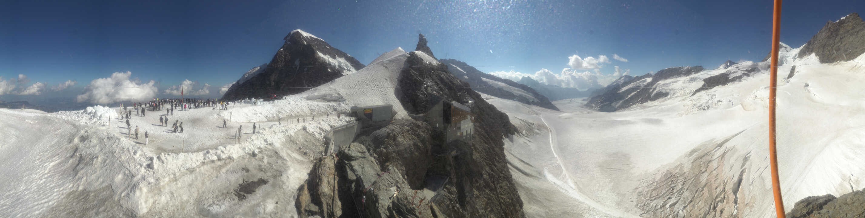 Archiv Foto Webcam Jungfraujoch-Panorama, Berner Oberland