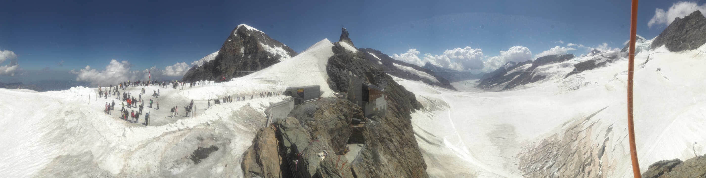 Archiv Foto Webcam Jungfraujoch-Panorama, Berner Oberland