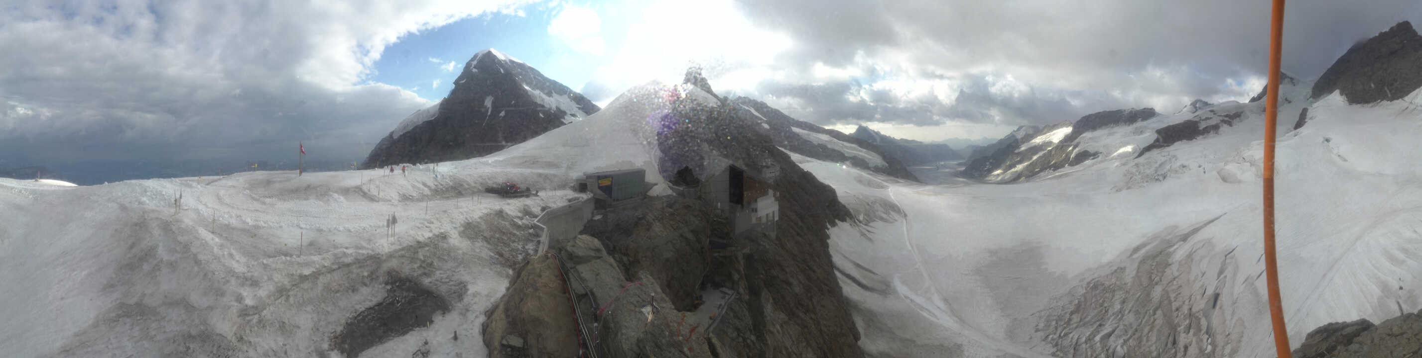 Archiv Foto Webcam Jungfraujoch-Panorama, Berner Oberland