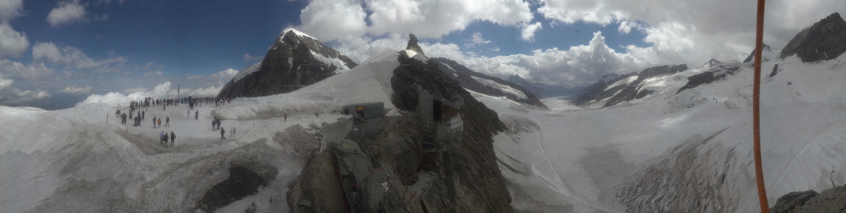 Archiv Foto Webcam Jungfraujoch-Panorama, Berner Oberland