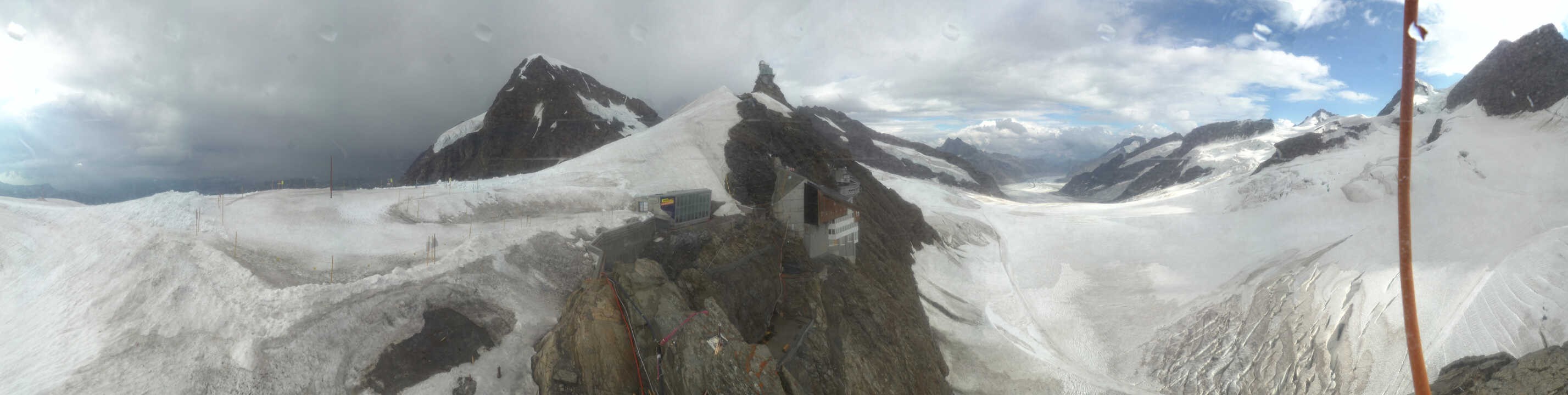 Archiv Foto Webcam Jungfraujoch-Panorama, Berner Oberland