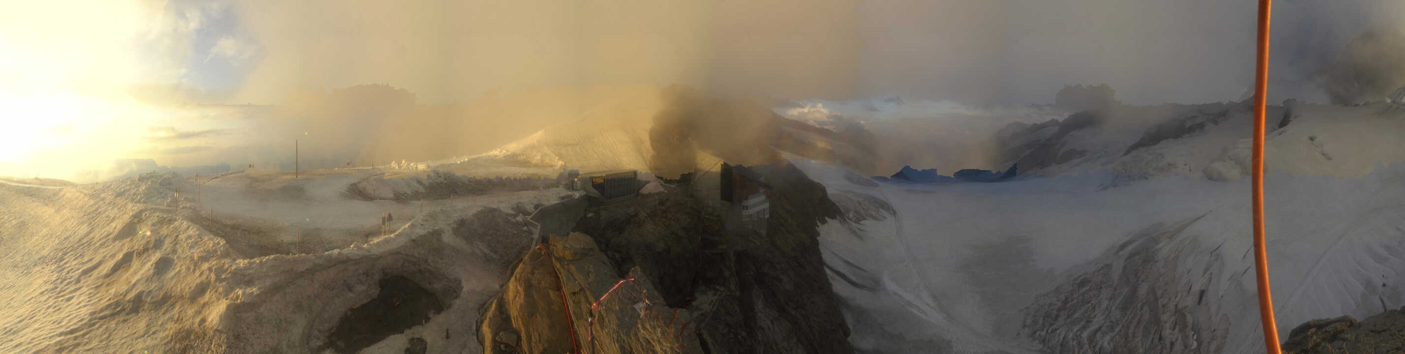 Archiv Foto Webcam Jungfraujoch-Panorama, Berner Oberland