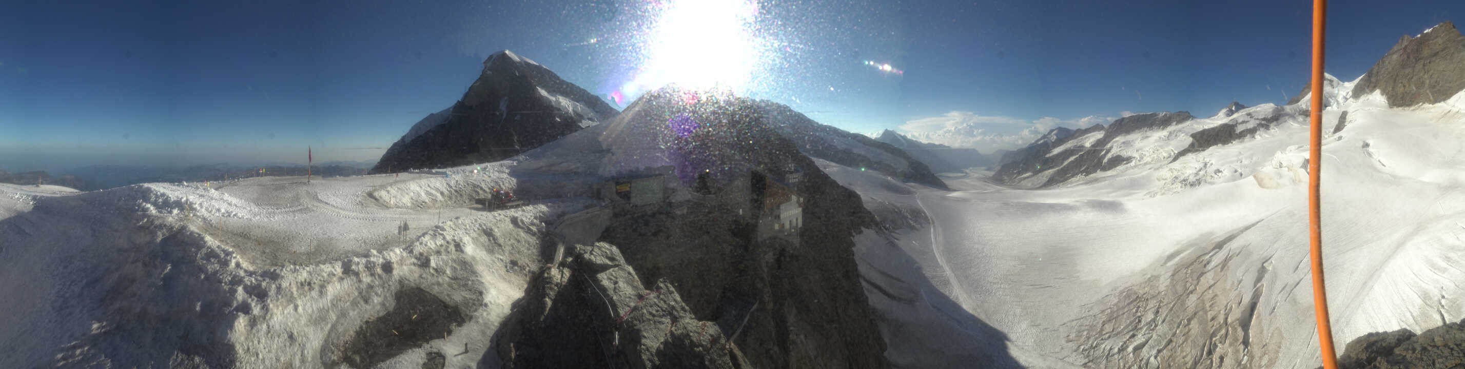 Archived image Webcam Panoramic View, Jungfraujoch