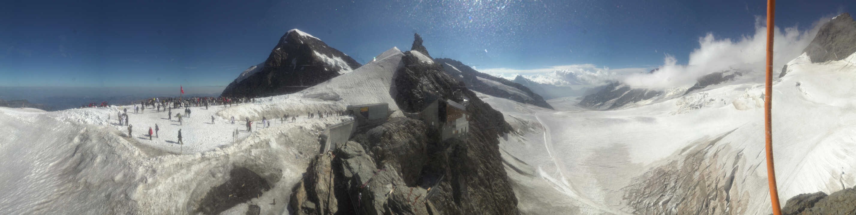 Archived image Webcam Panoramic View, Jungfraujoch