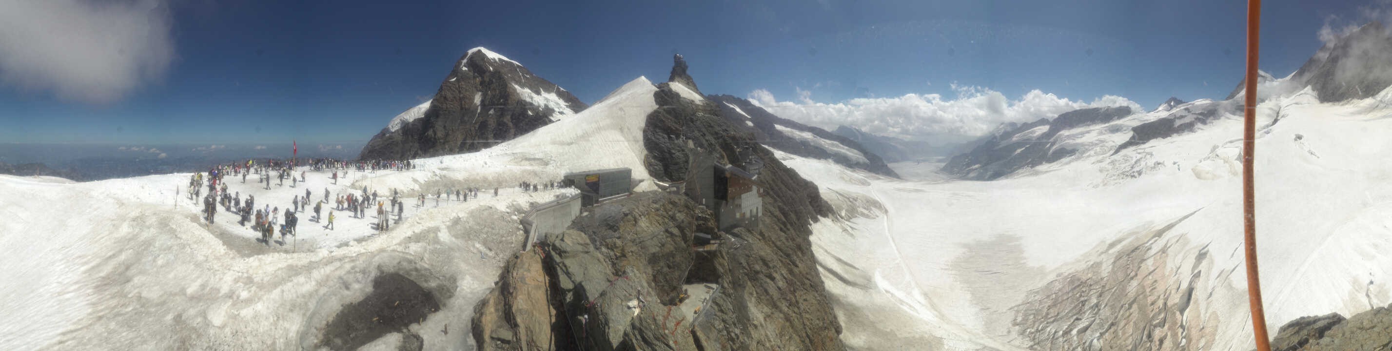 Archived image Webcam Panoramic View, Jungfraujoch