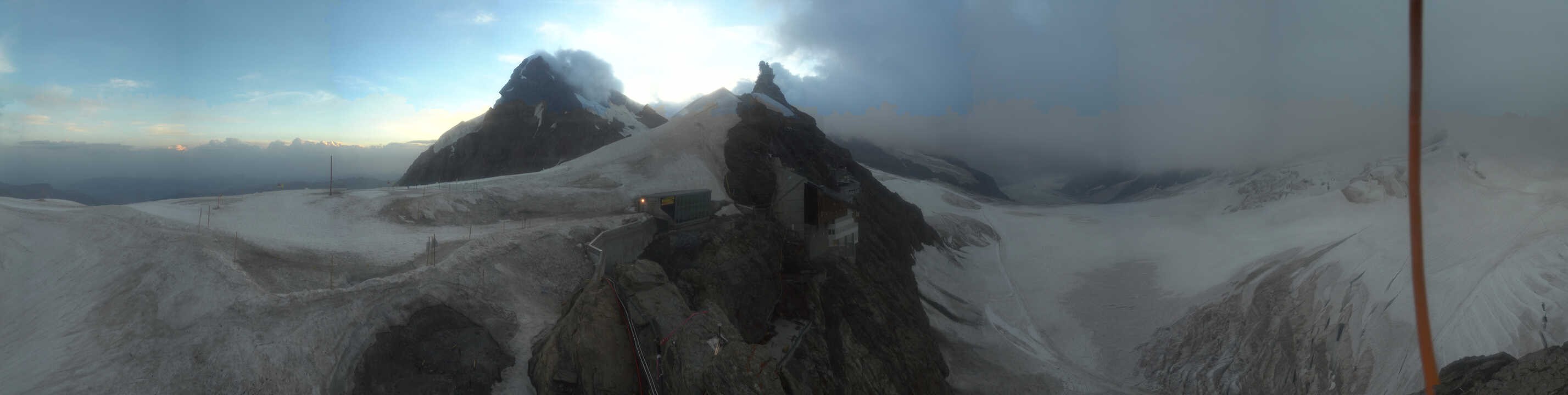 Archived image Webcam Panoramic View, Jungfraujoch