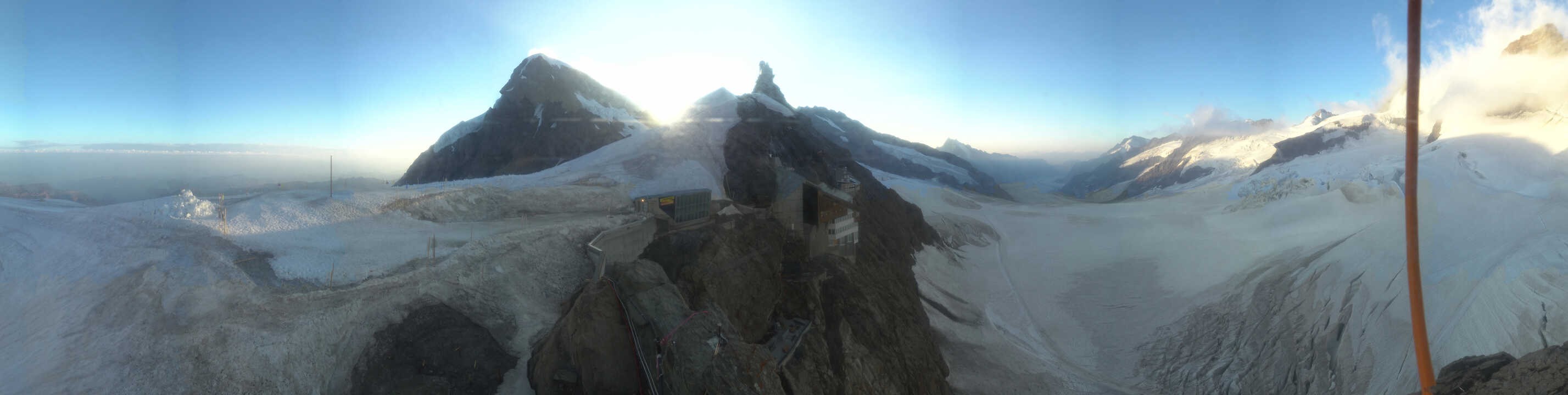 Archived image Webcam Panoramic View, Jungfraujoch
