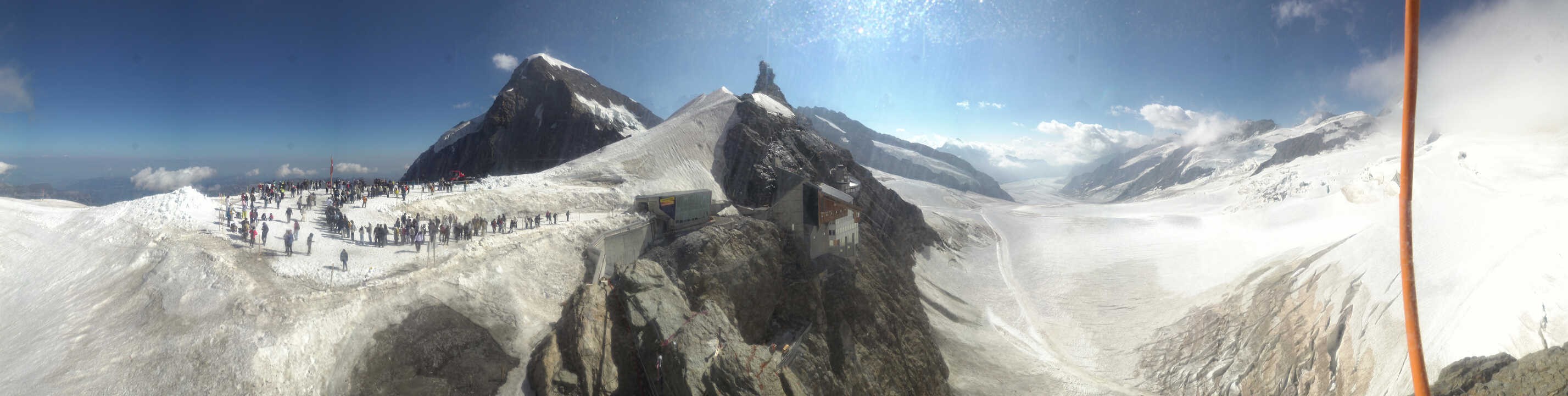 Archived image Webcam Panoramic View, Jungfraujoch