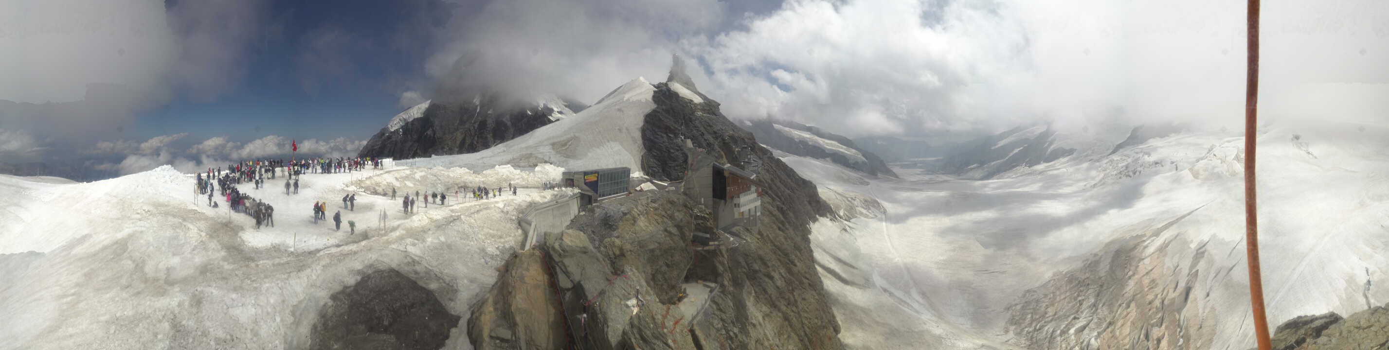 Archived image Webcam Panoramic View, Jungfraujoch