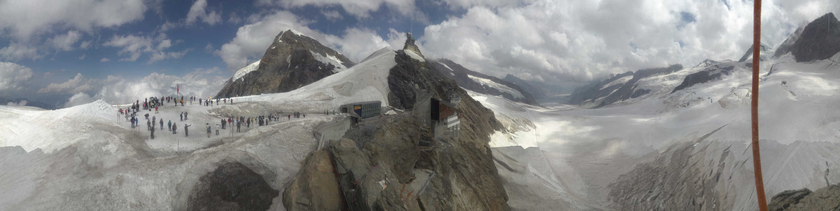 Archived image Webcam Panoramic View, Jungfraujoch
