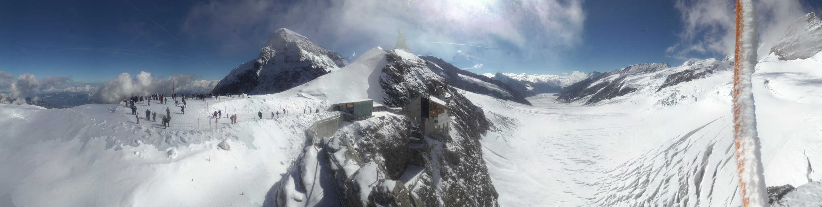 Archiv Foto Webcam Jungfraujoch-Panorama, Berner Oberland