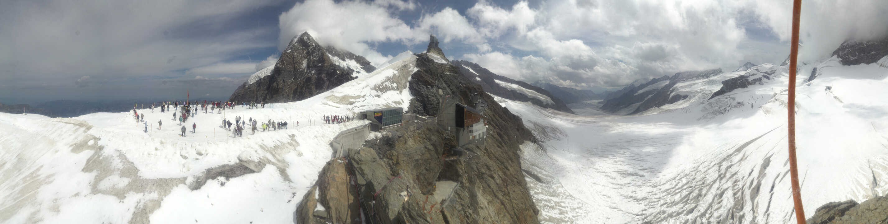 Archiv Foto Webcam Jungfraujoch-Panorama, Berner Oberland