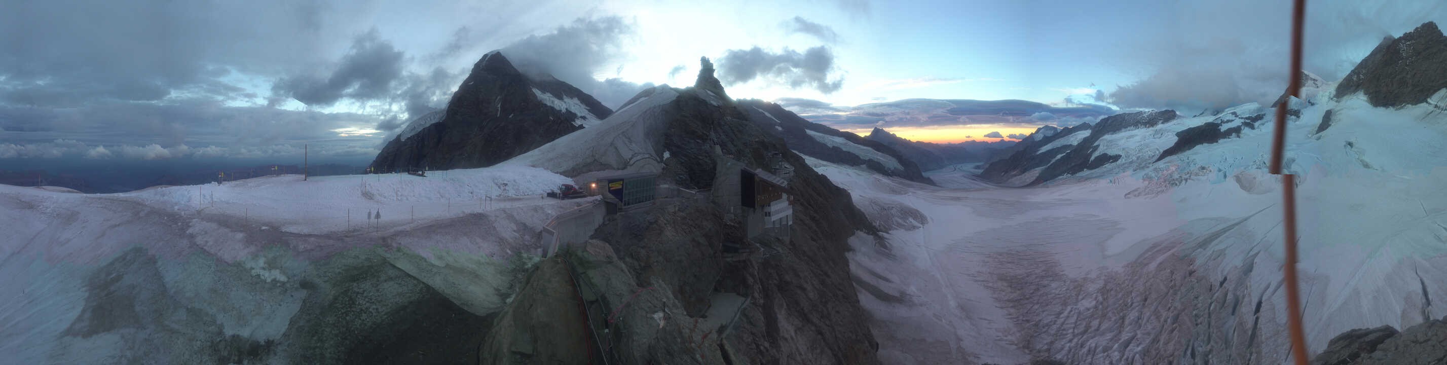 Archiv Foto Webcam Jungfraujoch-Panorama, Berner Oberland