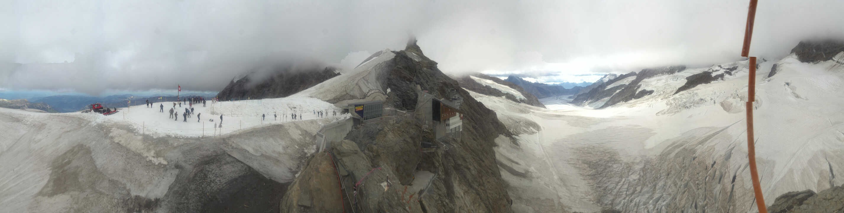 Archiv Foto Webcam Jungfraujoch-Panorama, Berner Oberland