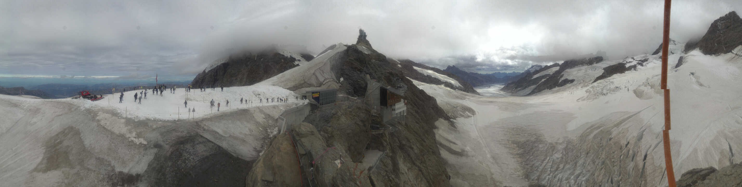 Archiv Foto Webcam Jungfraujoch-Panorama, Berner Oberland