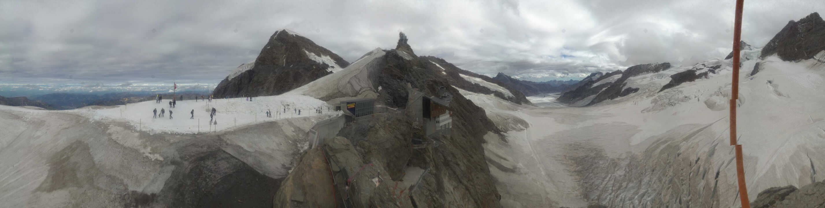 Archiv Foto Webcam Jungfraujoch-Panorama, Berner Oberland