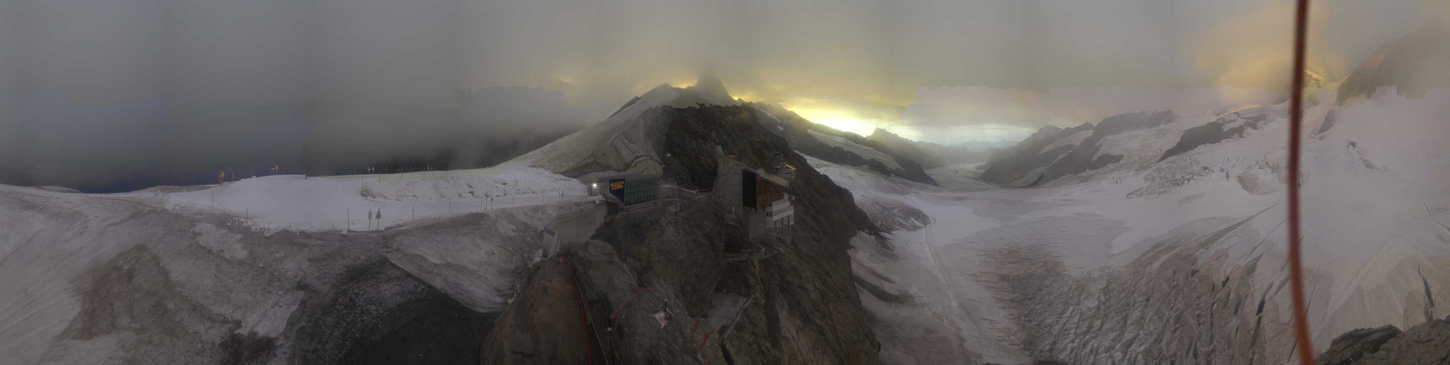 Archiv Foto Webcam Jungfraujoch-Panorama, Berner Oberland