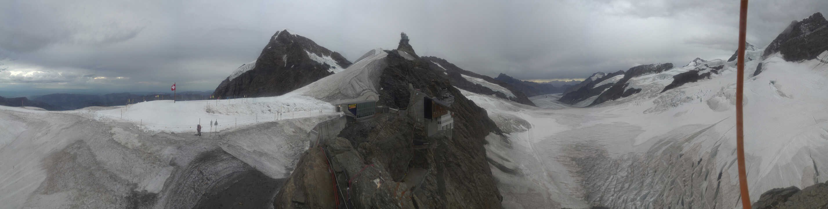 Archiv Foto Webcam Jungfraujoch-Panorama, Berner Oberland