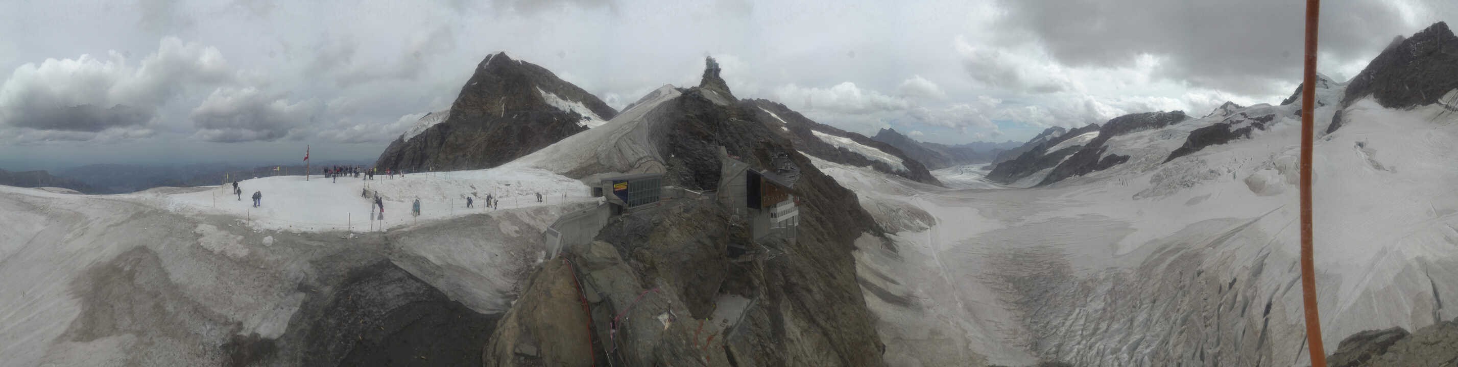Archiv Foto Webcam Jungfraujoch-Panorama, Berner Oberland