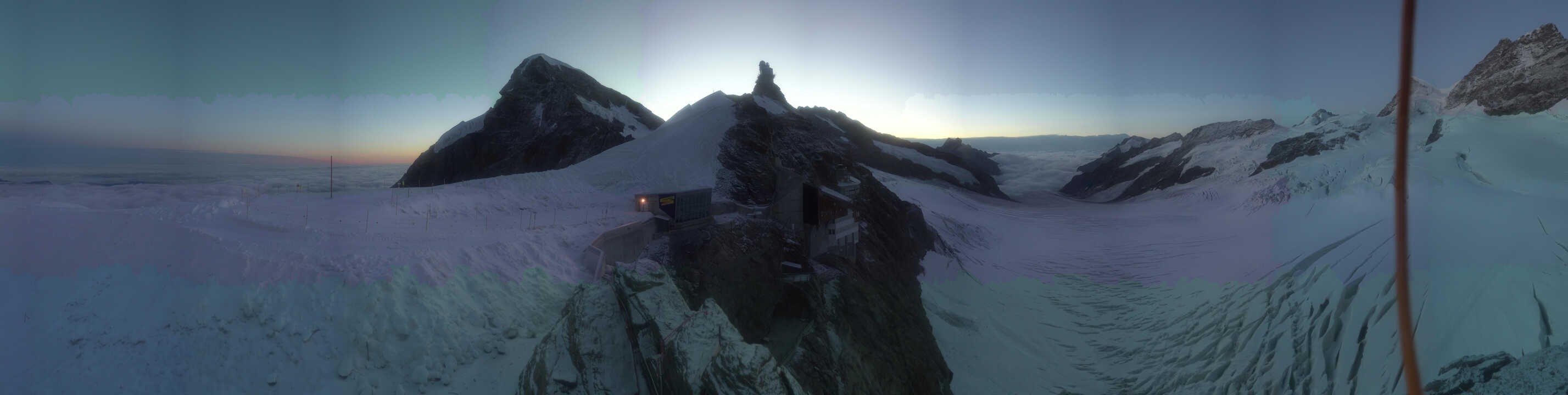 Archiv Foto Webcam Jungfraujoch-Panorama, Berner Oberland