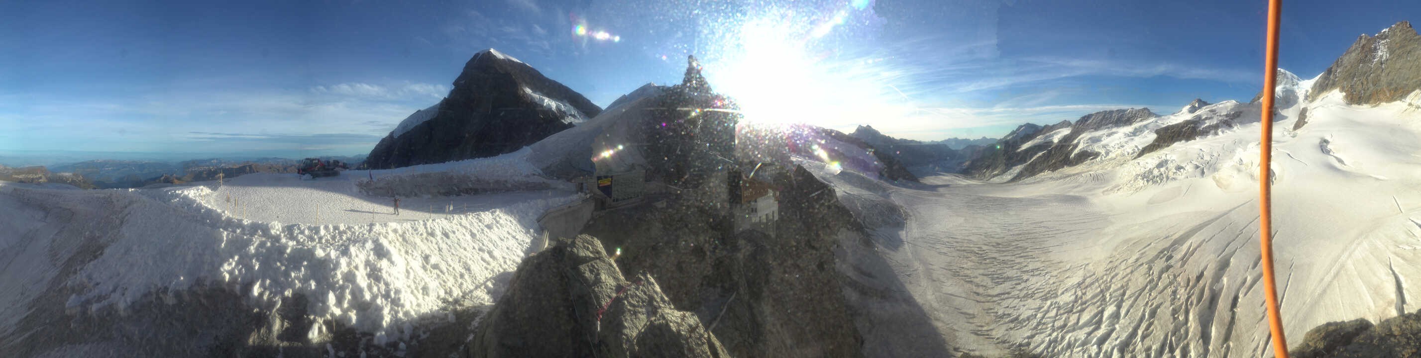 Archiv Foto Webcam Jungfraujoch-Panorama, Berner Oberland