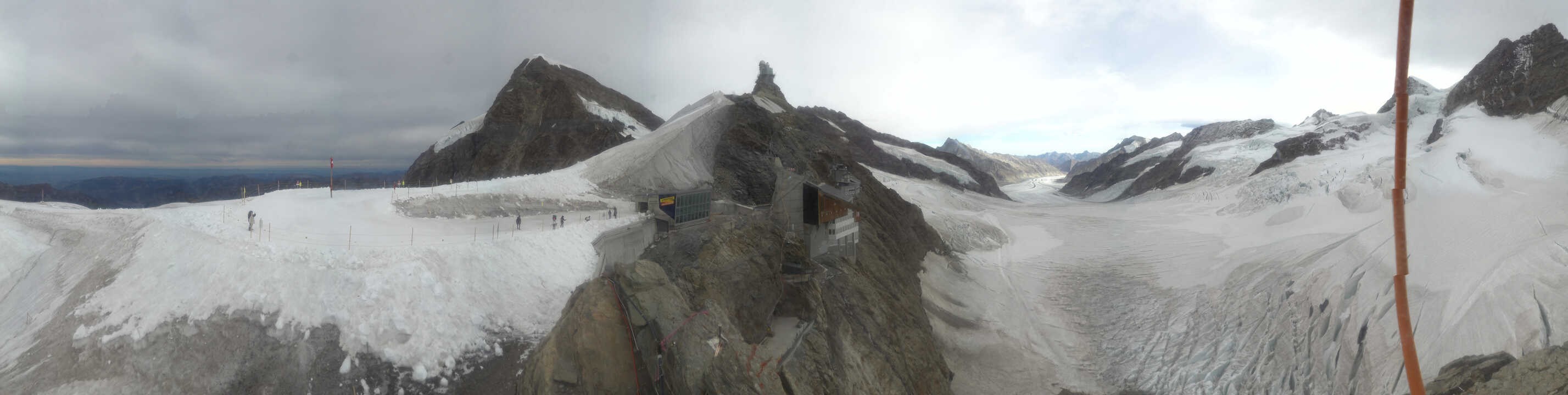 Archiv Foto Webcam Jungfraujoch-Panorama, Berner Oberland