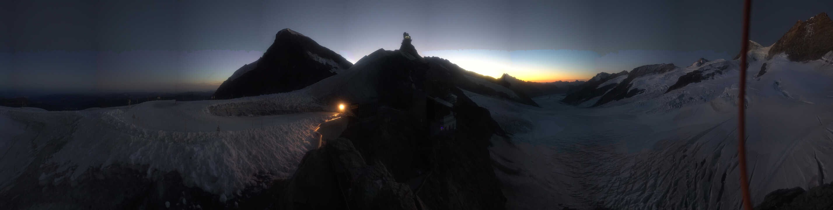 Archiv Foto Webcam Jungfraujoch-Panorama, Berner Oberland