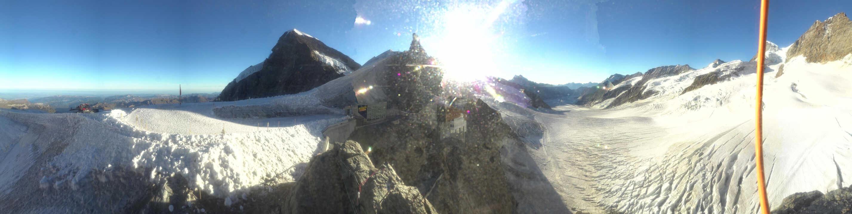 Archiv Foto Webcam Jungfraujoch-Panorama, Berner Oberland
