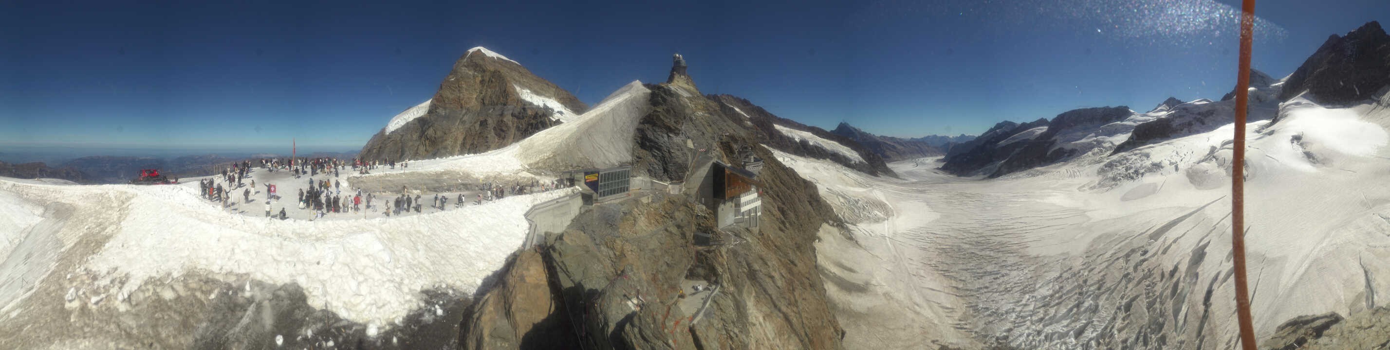 Archiv Foto Webcam Jungfraujoch-Panorama, Berner Oberland