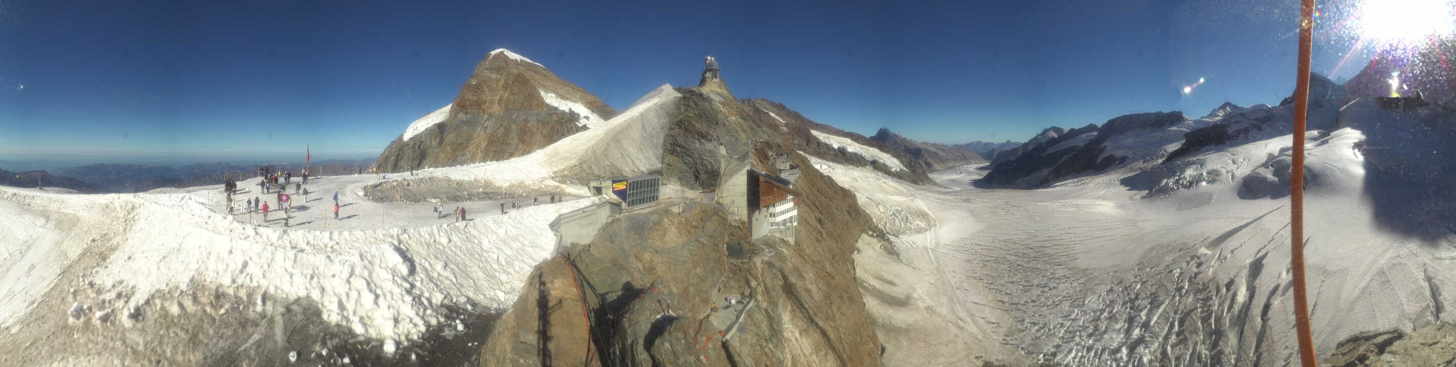Archiv Foto Webcam Jungfraujoch-Panorama, Berner Oberland